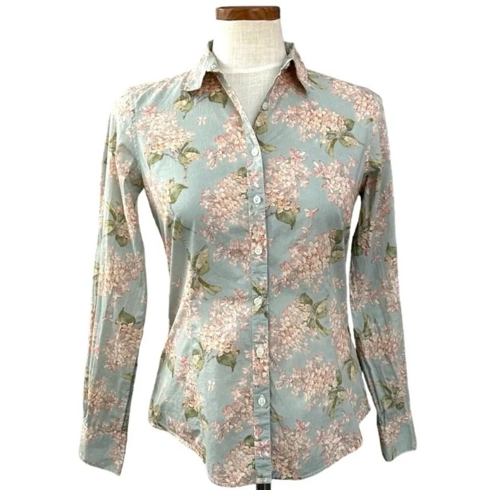 Liberty Art Fabric + Brooks Brother’s Floral Button-Front Long-Sleeve Shirt - Picture 1 of 11